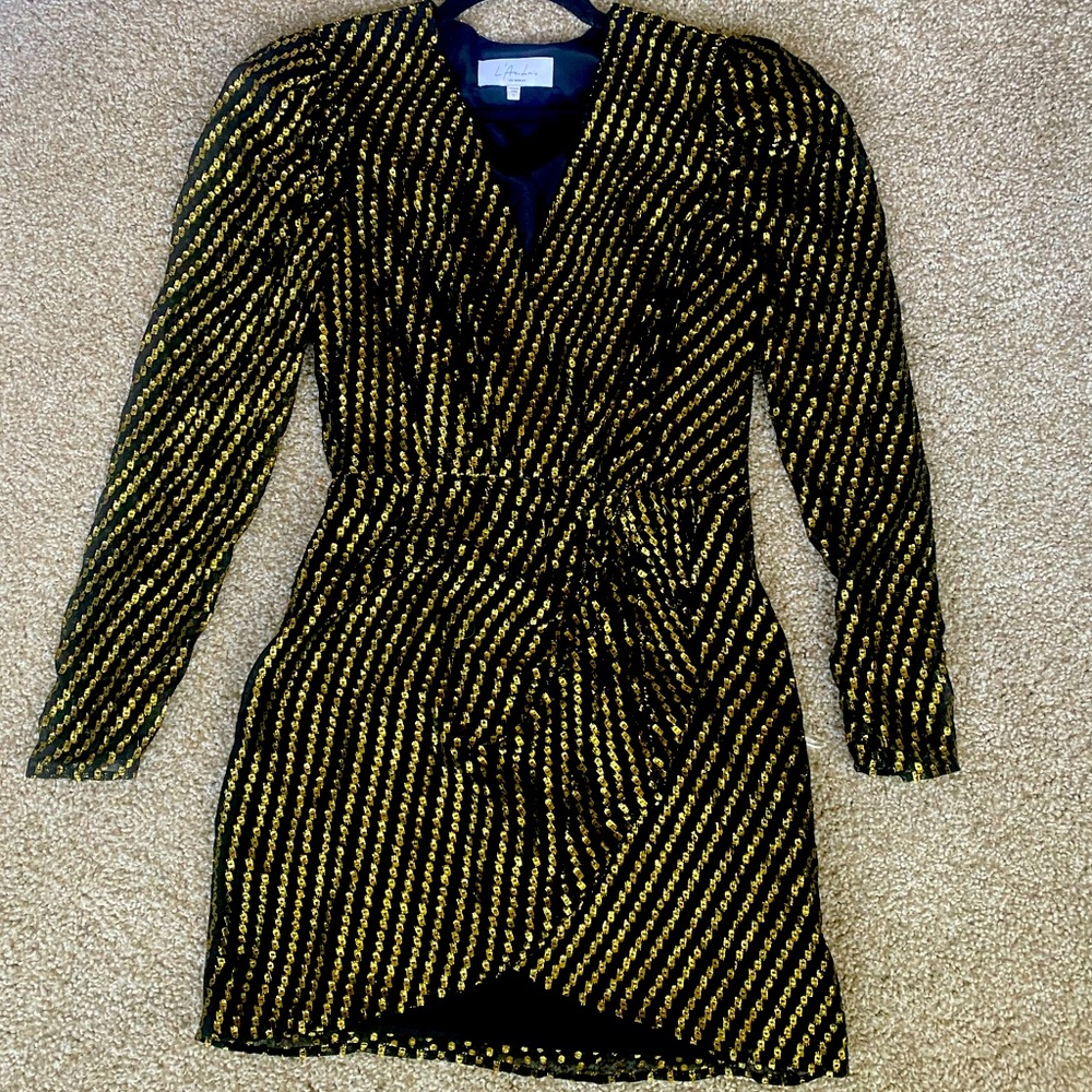 Silk Sequin Dress